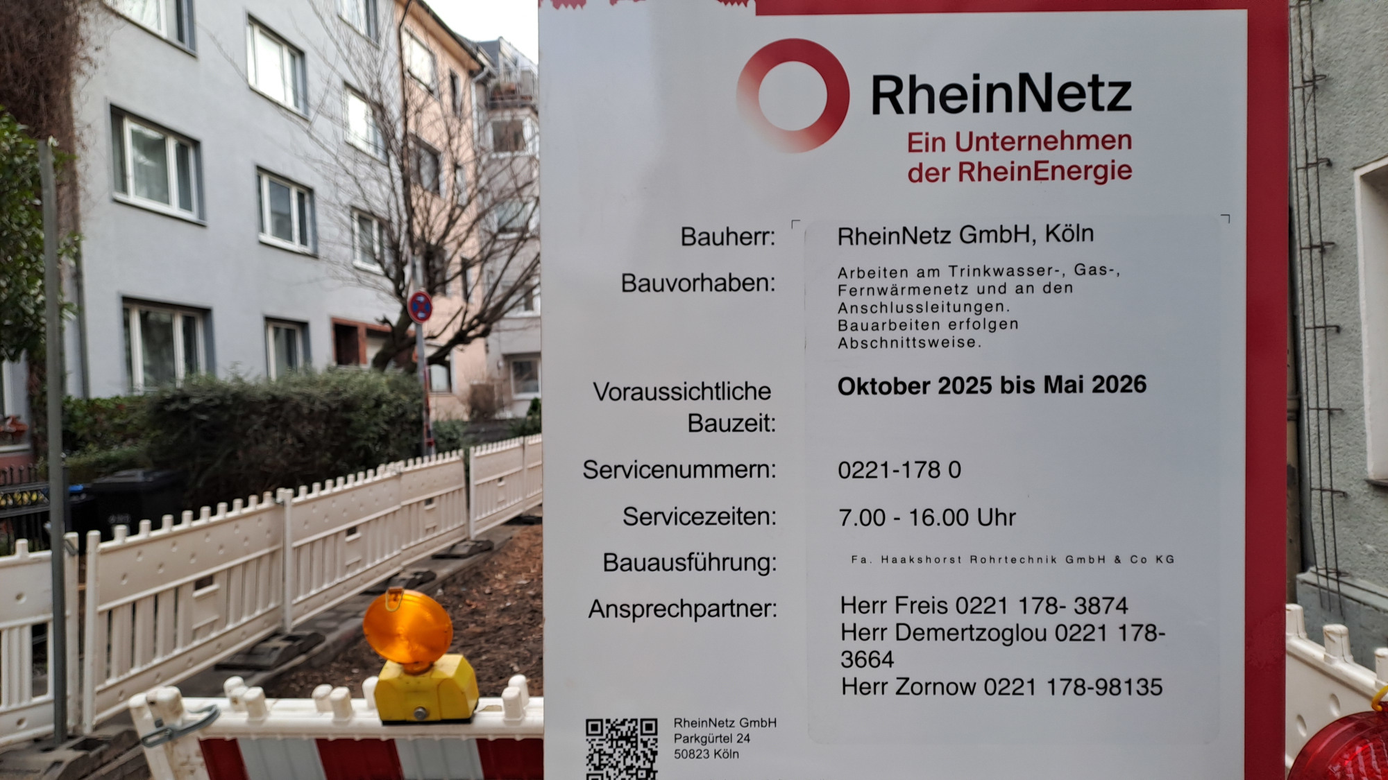 Fernwaerme Leitungsarbeiten Deutz